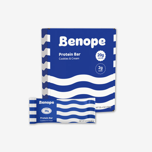 BENOPE Protein bar Cookies&Cream